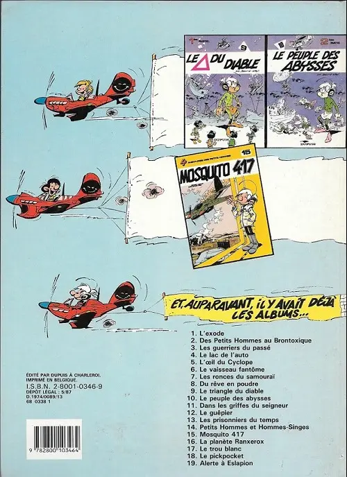 Verso de l'album Les Petits hommes Tome 2 Des petits hommes au brontoxique