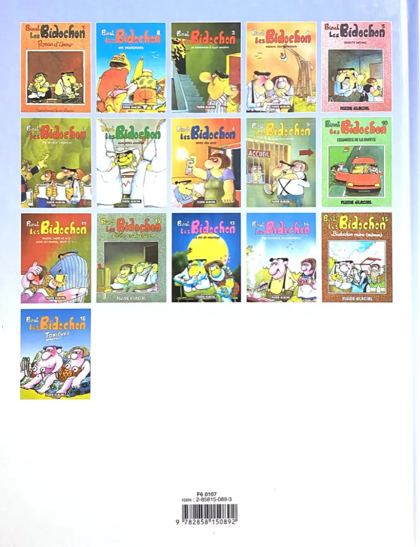 Verso de l'album Les Bidochon Tome 7 Les Bidochons assujettis sociaux