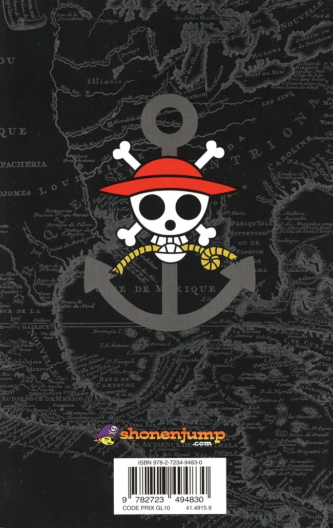 Verso de l'album One Piece Tome 27 Prélude