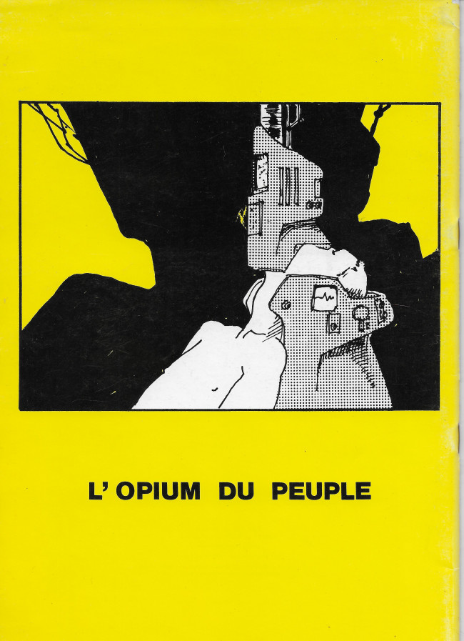 Verso de l'album L'opium du peuple