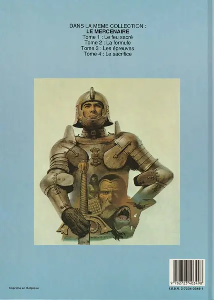 Verso de l'album Le Mercenaire Tome 2 La formule