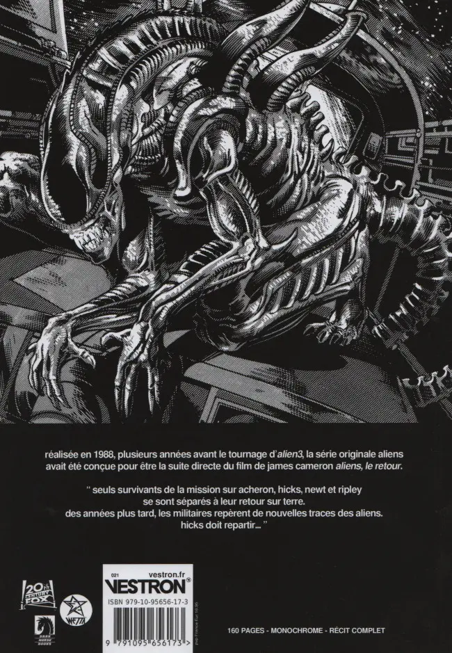 Verso de l'album Aliens Volume 1 Intégrale