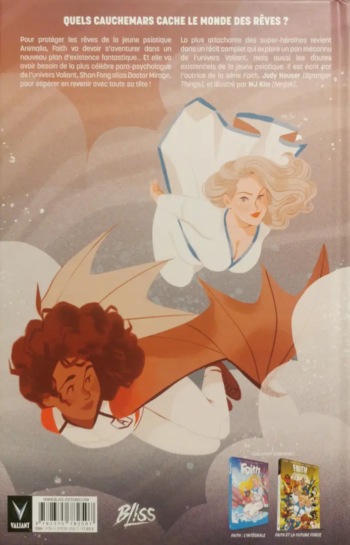 Verso de l'album Faith : Dreamside