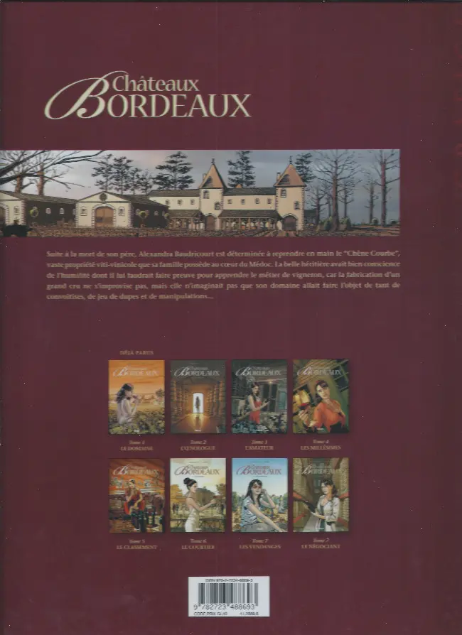 Verso de l'album Châteaux Bordeaux Tome 3 L'Amateur
