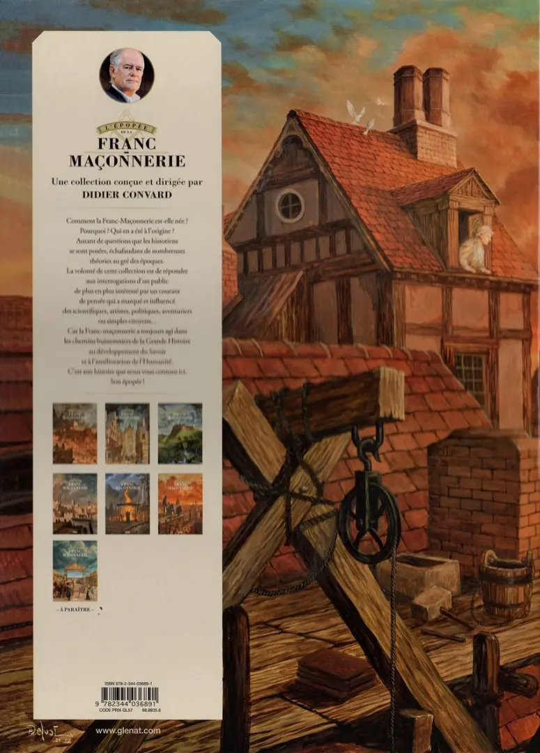Verso de l'album L'Épopée de la franc-maçonnerie Tome VI L'oie et le gril