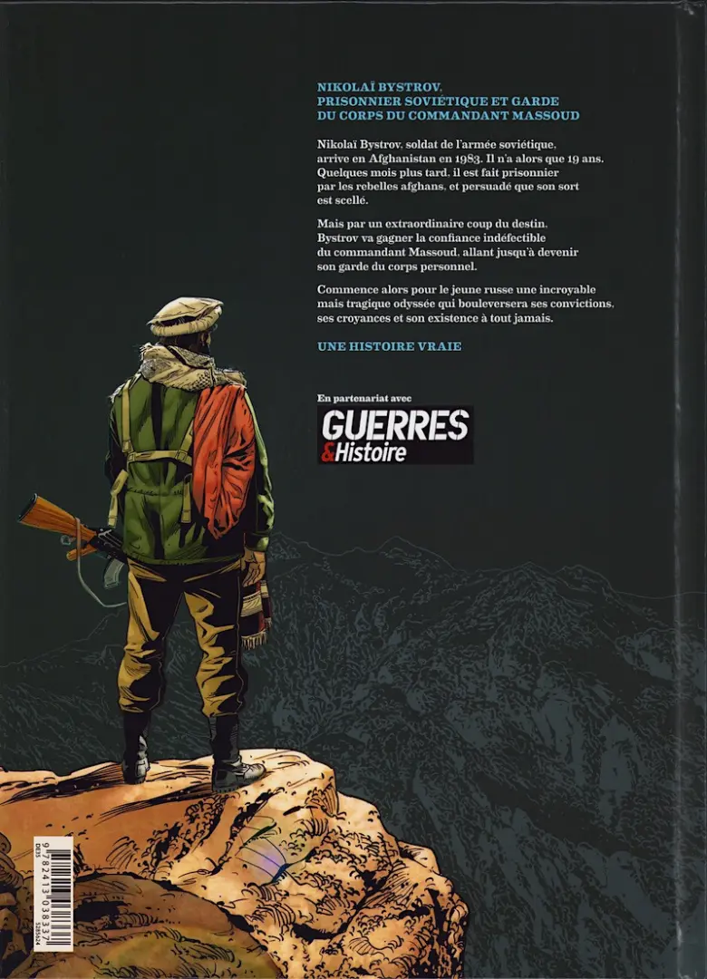 Verso de l'album Histoire & destins 1 Le Garde du corps de Massoud