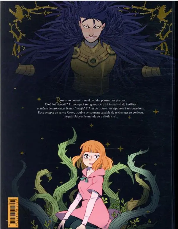 Verso de l'album Rose & Crow Livre 1