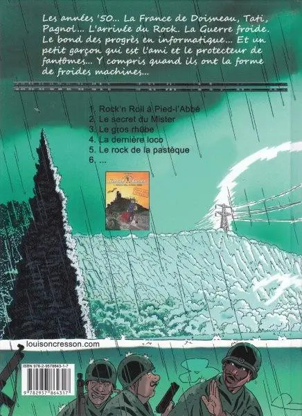 Verso de l'album Les tribulations de Louison Cresson 2 Le secret du Mister