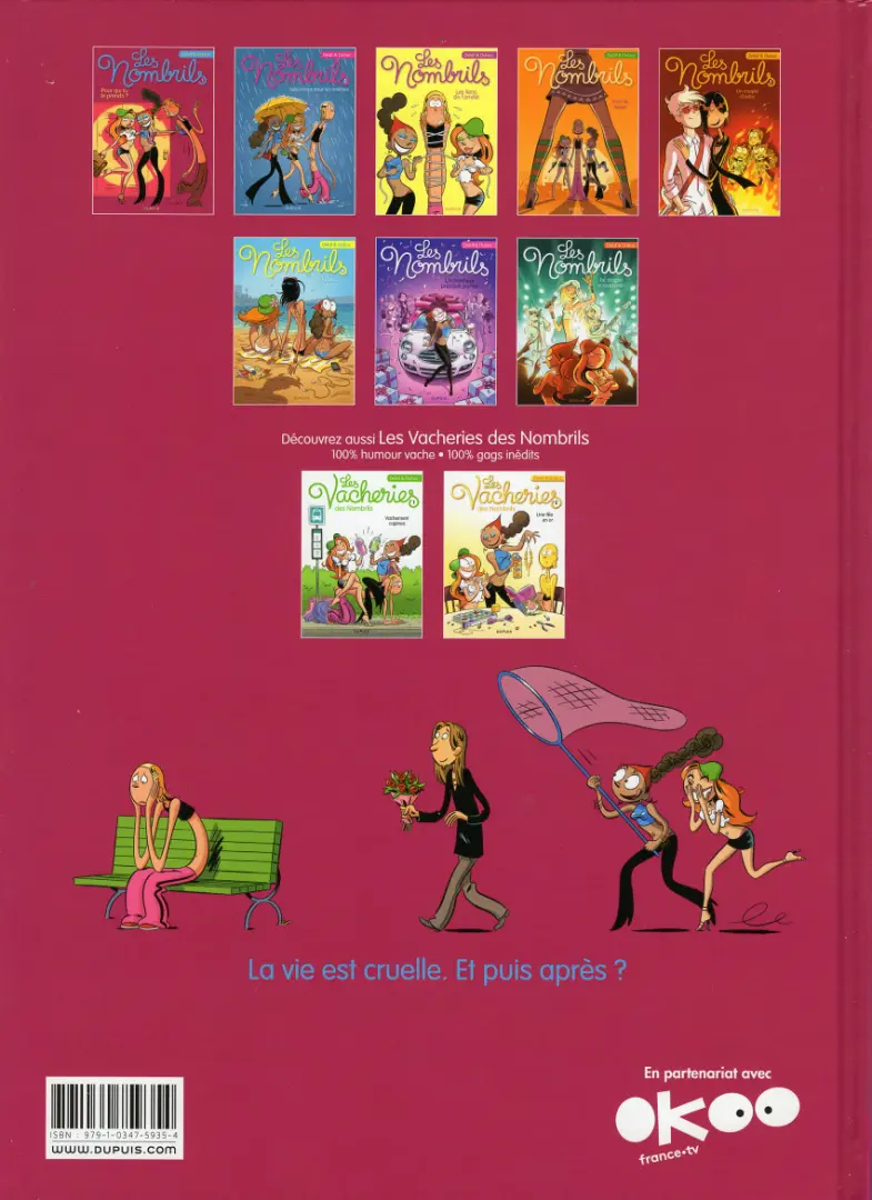 Verso de l'album Les Nombrils Tome 1 Pour qui tu te prends ?