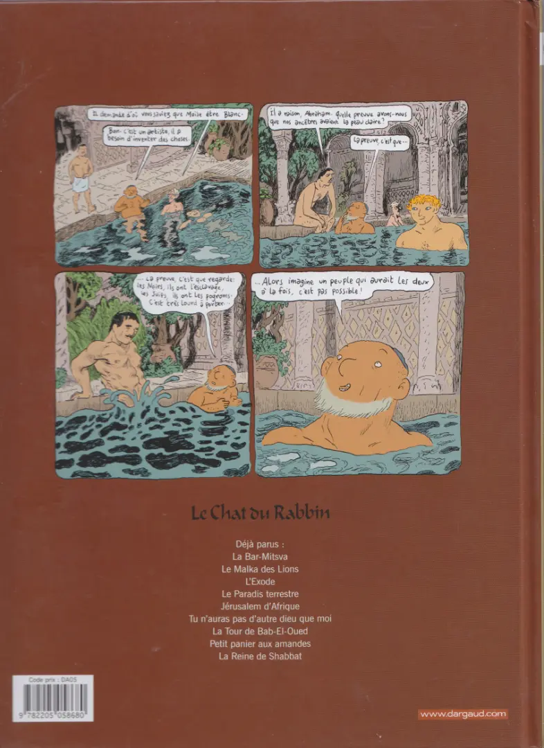 Verso de l'album Le Chat du Rabbin Tome 5 Jérusalem d'Afrique