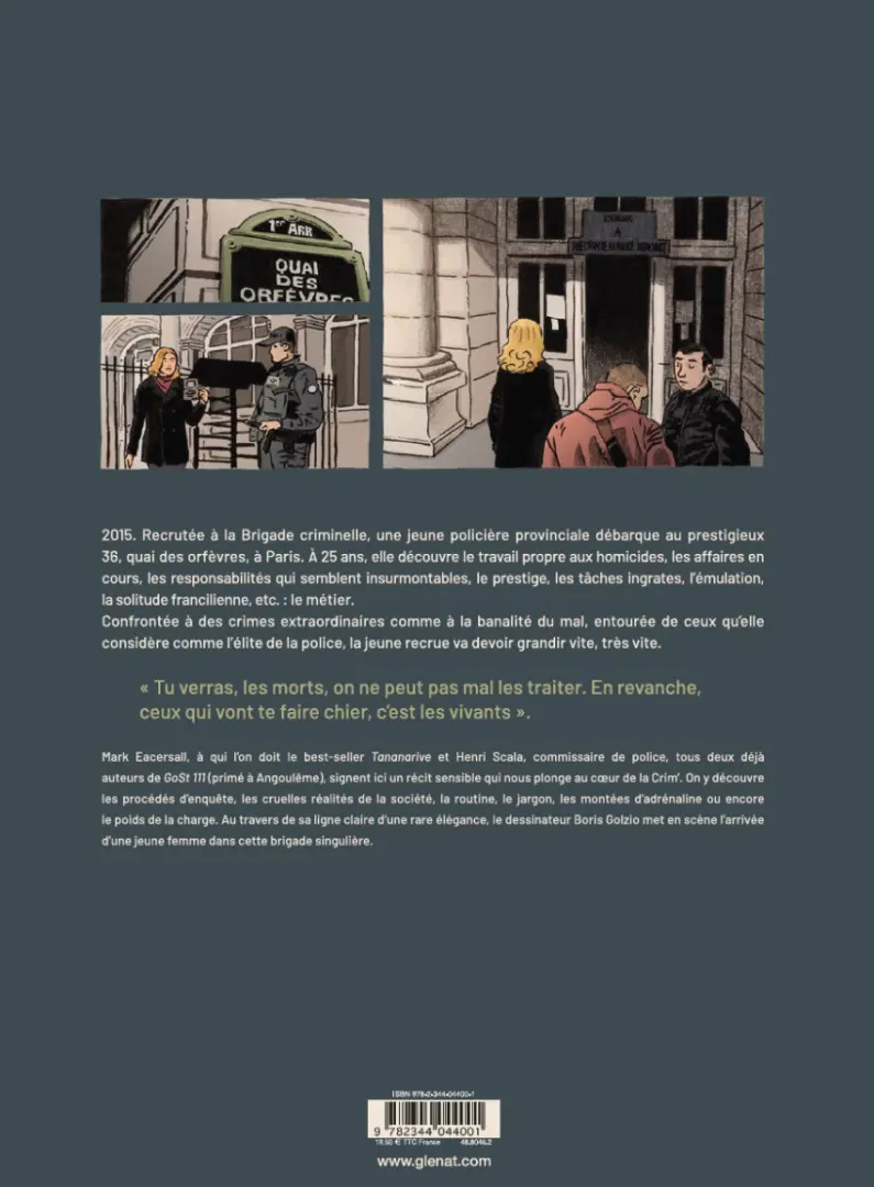 Verso de l'album Cristal 417