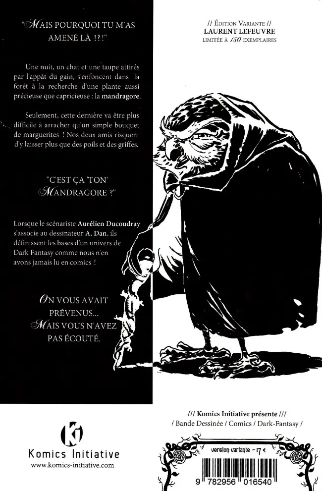 Verso de l'album Namta N° 1 Une veine de pendu