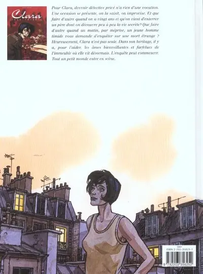 Verso de l'album Clara Tome 1 Faux-fuyants