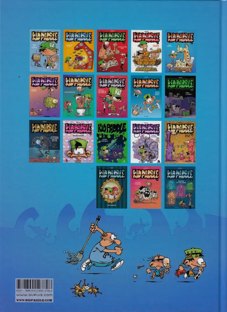 Verso de l'album Kid Paddle Tome 5 Alien chantilly