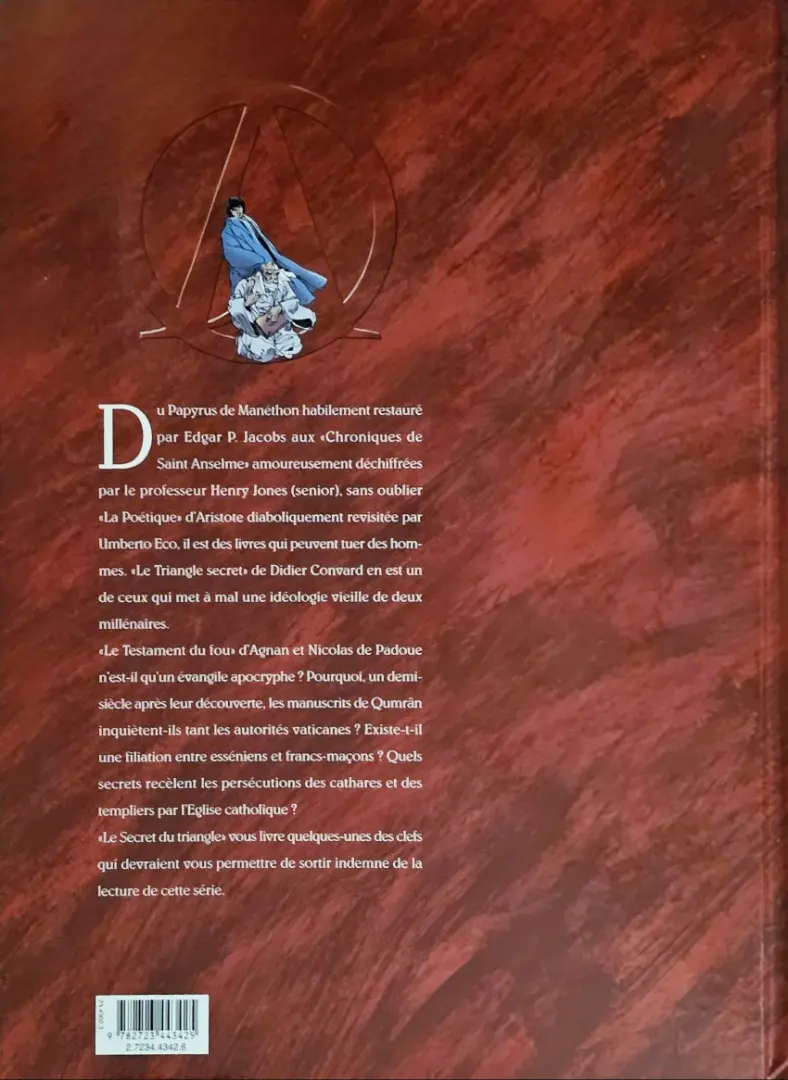 Verso de l'album Le Triangle secret Dans le secret du triangle
