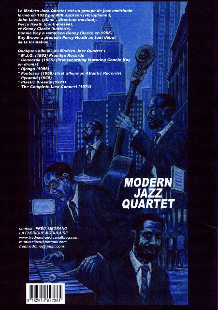 Verso de l'album Modern Jazz Quartet