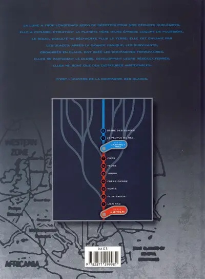 Verso de l'album La Compagnie des glaces Tome 9 Cabaret Miki - Otage des glaces