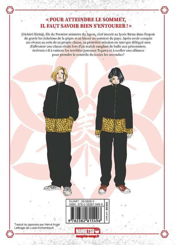 Verso de l'album School of villainS 2