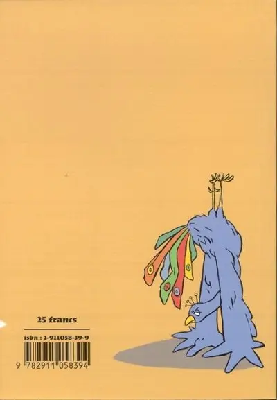 Verso de l'album Le Cri de l'autruche Tome 1
