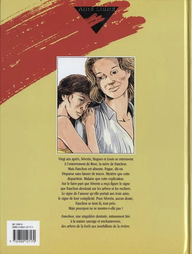 Verso de l'album Fanchon