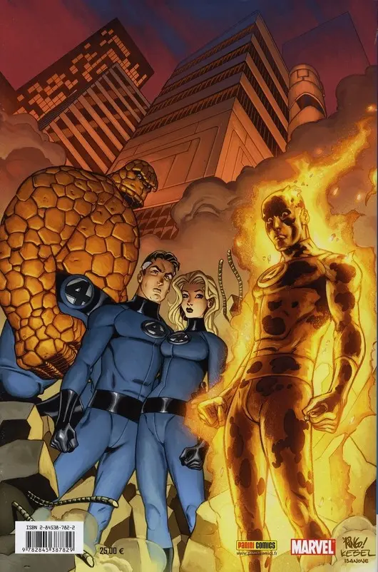 Verso de l'album Fantastic Four Tome 2 Coup de force