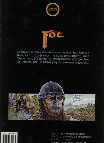 Verso de l'album Foc Tome 4 Les cimiers du sépulcre