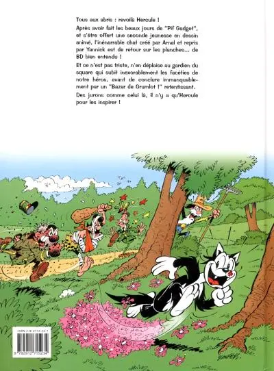 Verso de l'album Hercule - Bamboo Editions Tome 1 Bazar de Grumlot !