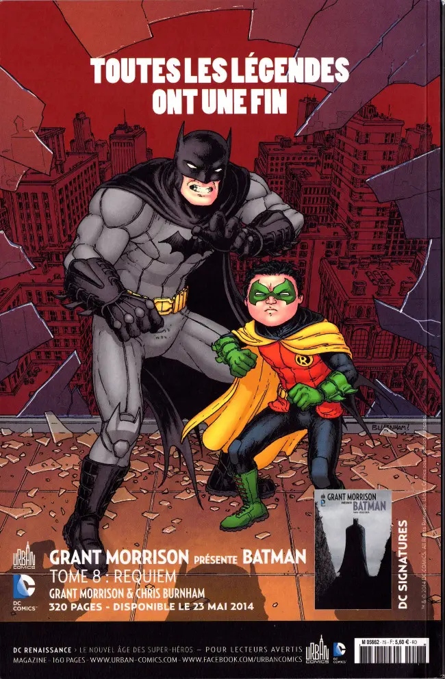 Verso de l'album Justice League Saga #7 Trinity war : la guerre des ligues ! (partie 2/2)