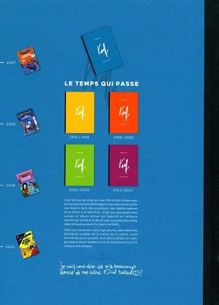 Verso de l'album Kroll - Le Temps qui passe Tome 4 2007-2010
