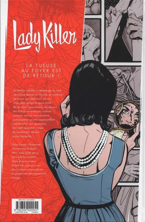 Verso de l'album Lady Killer Tome 2 Les Vices de Miami