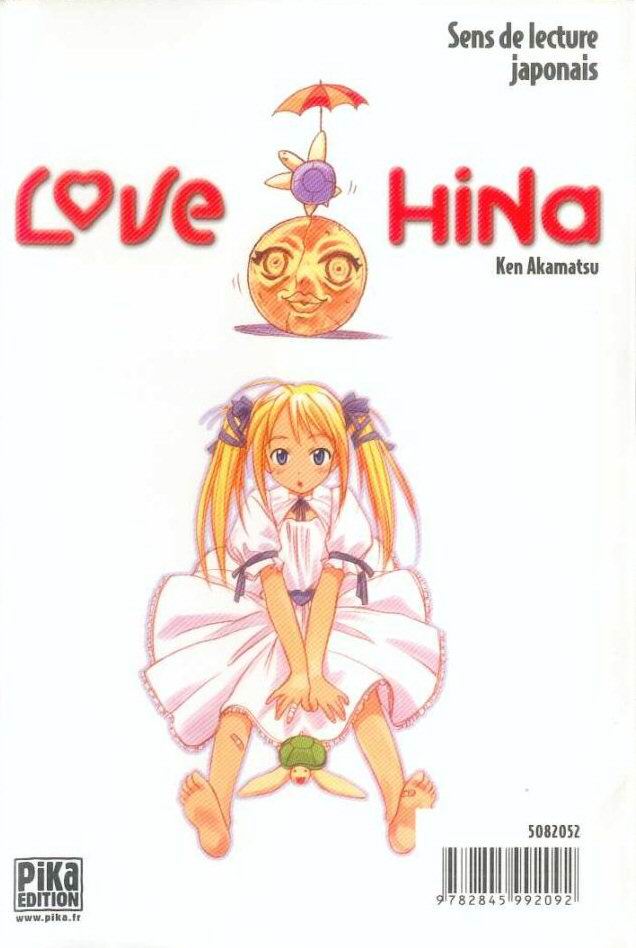 Verso de l'album Love Hina 7