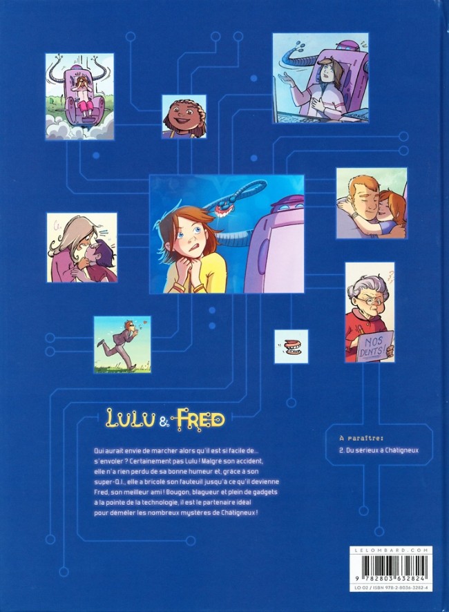 Verso de l'album Lulu & Fred Tome 1 Une dent contre les mémés