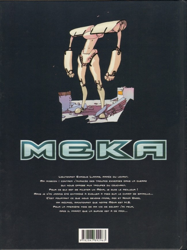 Verso de l'album Meka Tome 1 Inside
