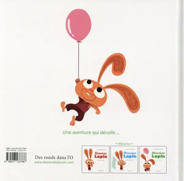 Verso de l'album Monsieur Lapin Tome 3 Les ballons
