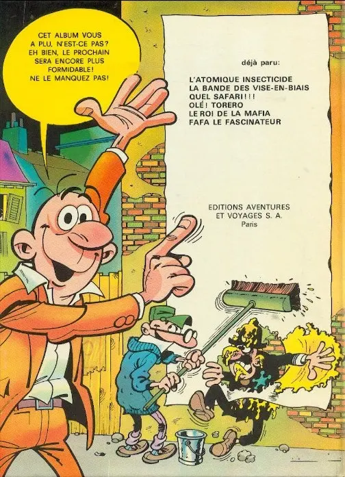 Verso de l'album Mortadel et Filémon Tome 7 Les Jeux Olympiques