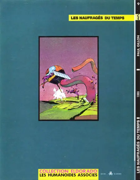Verso de l'album Les Naufragés du temps Tome 9 Terra