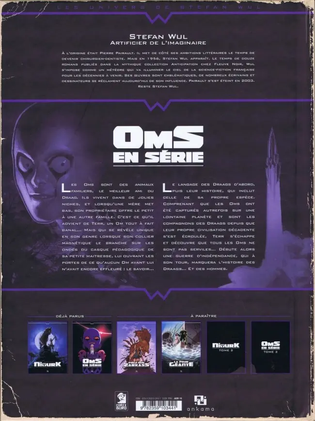 Verso de l'album OmS en série Tome 1 Terr, sauvage