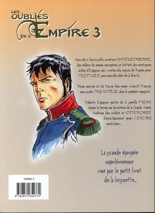 Verso de l'album Les Oubliés de l'Empire Tome 3 Les damnés