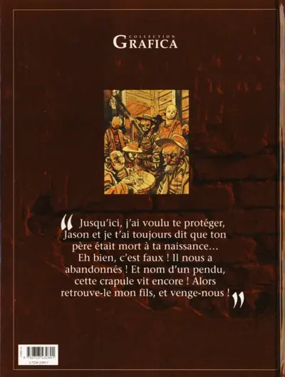 Verso de l'album Outlaw Tome 1 Jupons et corbillards