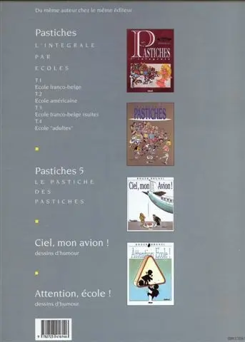 Verso de l'album Pastiches Tome 6 L'aller...