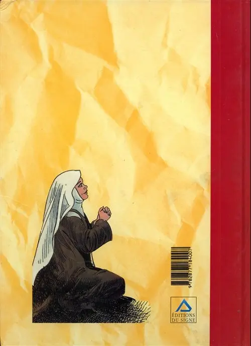 Verso de l'album La Petite Thérèse de Lisieux
