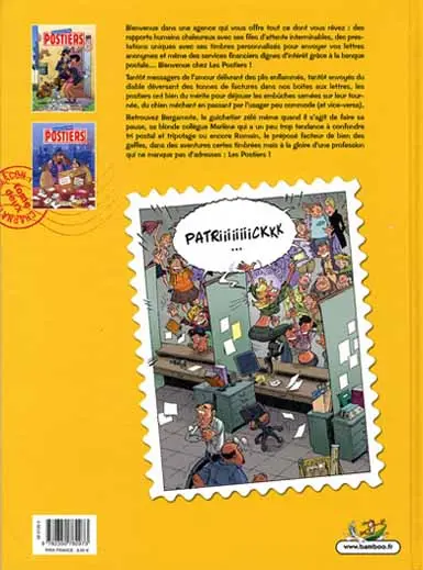 Verso de l'album Les Postiers Tome 2 Tome deux