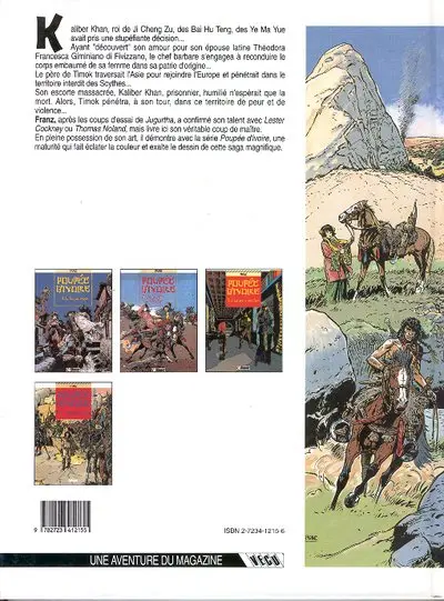 Verso de l'album Poupée d'ivoire Tome 4 Le tombeau Scythe