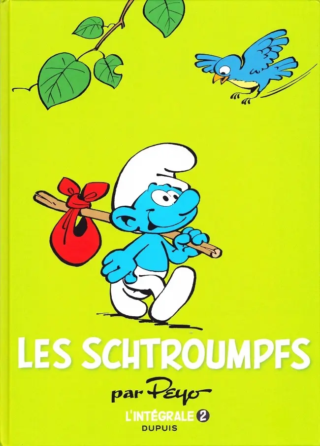 Couverture de l'album Les Schtroumpfs L'Intégrale 2 1967 - 1969
