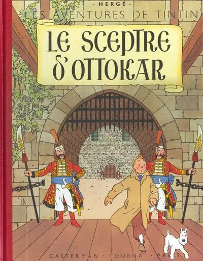 Couverture de l'album Tintin Tome 8 Le sceptre d'Ottokar