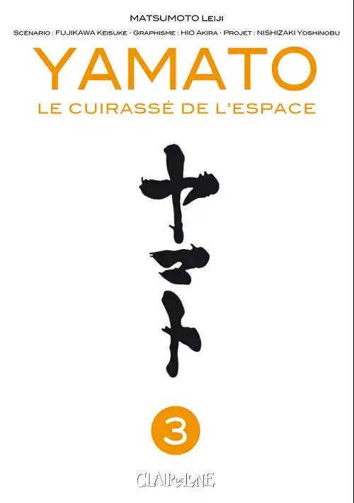 Couverture de l'album Yamato, le cuirassé de l'espace Tome 3