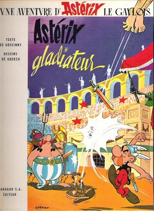 Couverture de l'album Astérix Tome 4 Astérix gladiateur