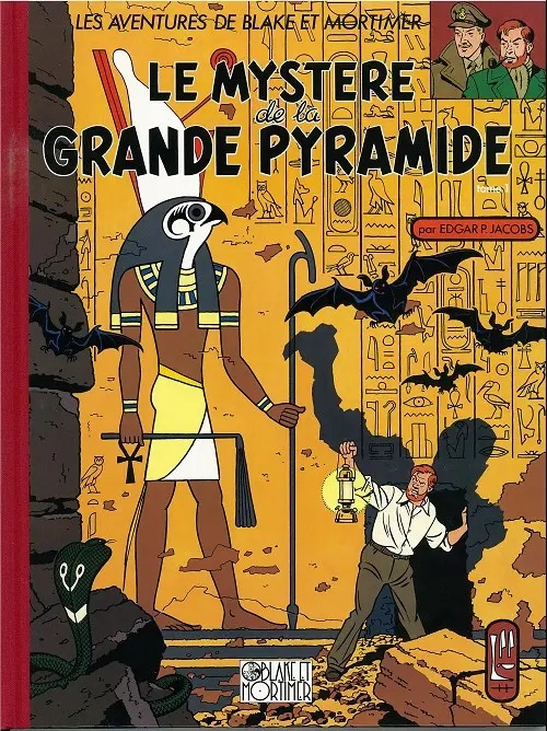 Couverture de l'album Blake et Mortimer Tome 4 Le Mystère de la Grande Pyramide - Tome 1