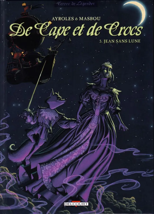Couverture de l'album De Cape et de Crocs Tome 5 Jean Sans Lune