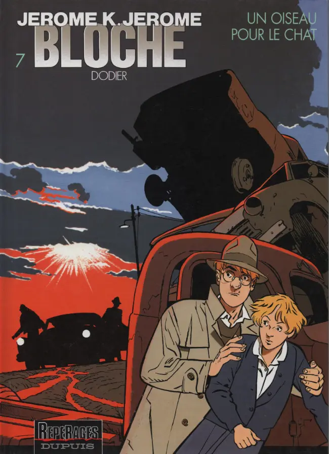 Couverture de l'album Jérôme K. Jérôme Bloche Tome 7 Un oiseau pour le chat